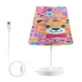 thumbnail image 2 of Cute Bear with Flower and Rainbow Desk Lamp LED Table Nightstand Lamps with 3 Color Temperatures for Home Bedroom Living Room Decor 6x11, 2 of 8