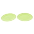 thumbnail image 1 of Almacenamiento para acampar Juego de platos de 2 piezas Contenedor de platos de comida Tazón de platos de plástico Verde Cola Juego de placas para acampar, 1 of 8