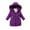 Purple, variant on Girls Clothes 10-12 Winter Girls Coat 10-12 Children's Clothing Winter Clothing Girls' Hooded Jacket Winter Style Children's Thick Jacket Girls' Warmth Purple 12 Years