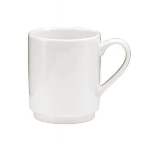 Oneida F1400000563 12 oz Tundra White Stackable Mugs
