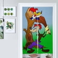 thumbnail image 3 of Cortina para puerta con diseño de pájaro carpintero, cortina opaca para puerta de 34 x 57 pulgadas, cortina divisoria para privacidad de habitación para decoración del hogar, dormitorio, cocina, 2, 3 of 6