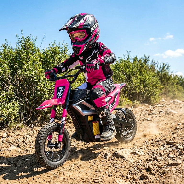Ktaxon 24V 250W Dirt Bike, Electric Powered Motorcycle, up to 14