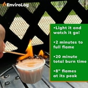EnviroLog Fire Starters, 24 Ct, Earth Conscious for Indoor and Outdoor use with 20 min Burn Time