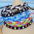 thumbnail image 3 of 2 sets Colorful Stackable Bead Rope Bracelets Braided Friendship Bracelet Adjustable Party for Teen Girl, 3 of 5