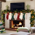 thumbnail image 5 of TETOU 6pcs Christmas Stockings with Tag 18" Cable Knit Stocks Tree Home Fireplace Hanging Stocking Decor, 5 of 7