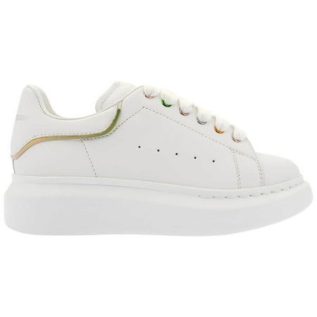 

Alexander McQueen Kids White Leather Larry Low-Top Sneakers Brand Size 27 (10.5 Little Kids)
