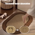 thumbnail image 4 of Diatomite Bath Mat 40x60cm, Super Absorbent Quick Dry Non Slip Floor Mat, Machine Washable Rubber Backing Rug for Bathroom Shower, Bedroom, Kitchen, Entrance, 4 of 6