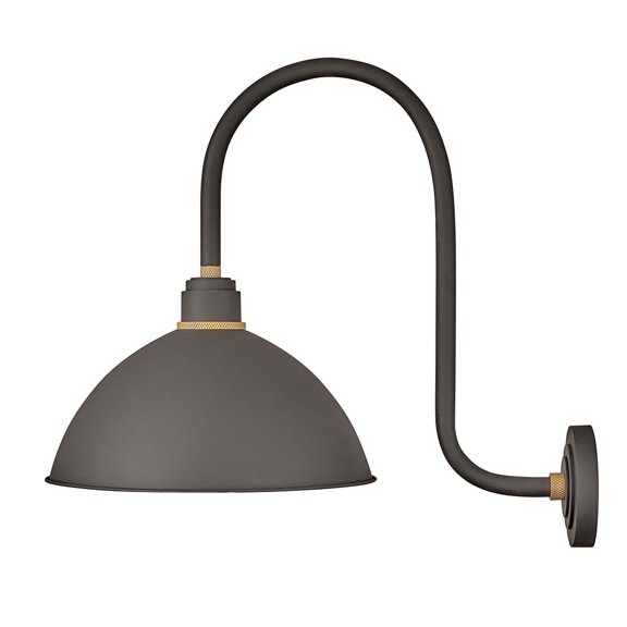 Hinkley Lighting 10675 Foundry 1 Light 24" Tall Outdoor Wall Sconce - Museum Bronze /