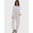 thumbnail image 6 of Womens Long Sleeve Shirts Basic Crop Tops Going Out Fall Fashion Slim Fit, 6 of 6
