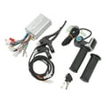 thumbnail image 2 of Controlador de motor sin escobillas para bicicleta eléctrica de 36 V, 48 V y 250 W, juego de palanca de freno y acelerador, kit de conversión para scooter eléctrico, 2 of 14