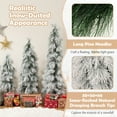 thumbnail image 4 of Gymax 3' 4' 5' Artificial Christmas Tree 3 PCS w/Snow-flocked Branch Tips for Party, 4 of 6