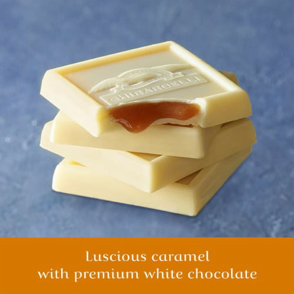 2X-Ghirardelli White Chocolate Squares with Caramel Filling - 5 oz