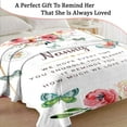 thumbnail image 4 of Nanny Blanket,Blanket Gifts for Nanny, Thoughtful Mom Gift Ideas, Gift for Nanny''s Birthday, Christmas, and Anniversary, Cozy Flannel Throw Blanket 50x60, 4 of 6