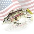 thumbnail image 2 of UFISH 3.5" Robotic Fishing Lure Swimming Wobbler Bass Bait Spotted Bass, 2 of 3