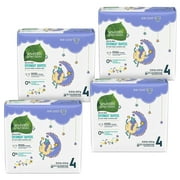 Seventh Generation Free & Clear Overnight Diapers ( Stage 4 - 24 ct. )- 4 Packs