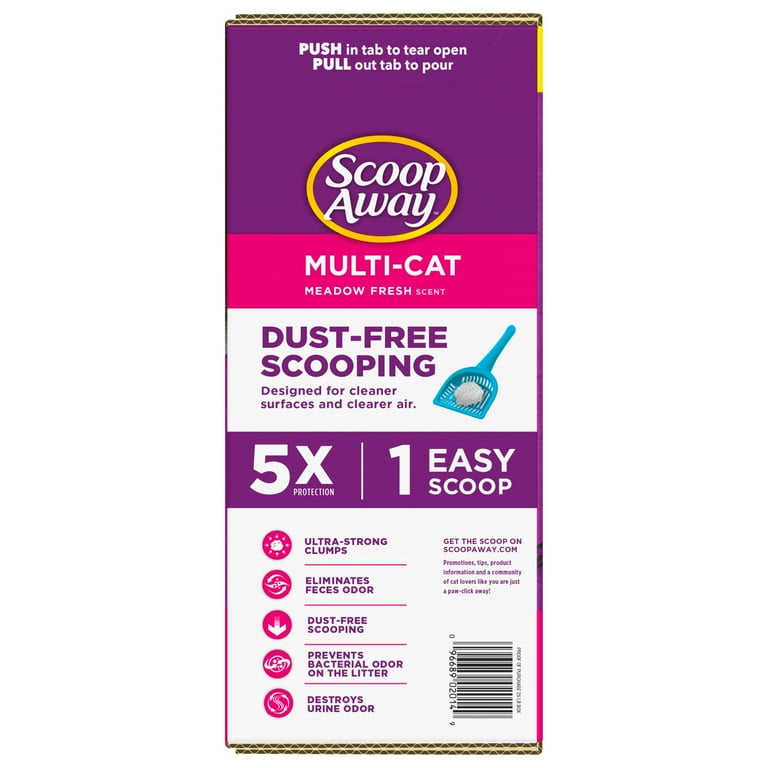 Scoop Away Multi Cat Clumping Cat Litter Scented 25 lbs