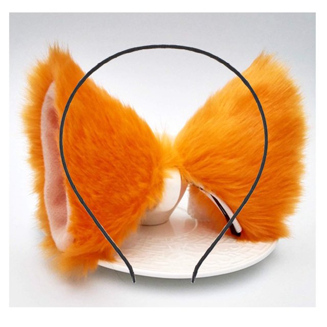 Diadema con orejas de gato, pinzas para el pelo, diademas con orejas de zorro, pasadores para mujer, gatito peludo, diadema para el pelo, aro para el pelo, decoración para fiesta de Halloween, disfraz