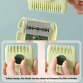 thumbnail image 3 of 2-in-1 Hair Cutting Trimmer Barber Comb Bangs Hair Cutter Remover Home Mini Makeup Tools,Green, 3 of 7