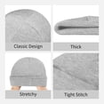 thumbnail image 4 of Custom Beanie Hat for Men, Add Your Photo, Pattern, Name or Text, Customized Winter Gift for Dad, Husband, Son, boyfriend., 4 of 8