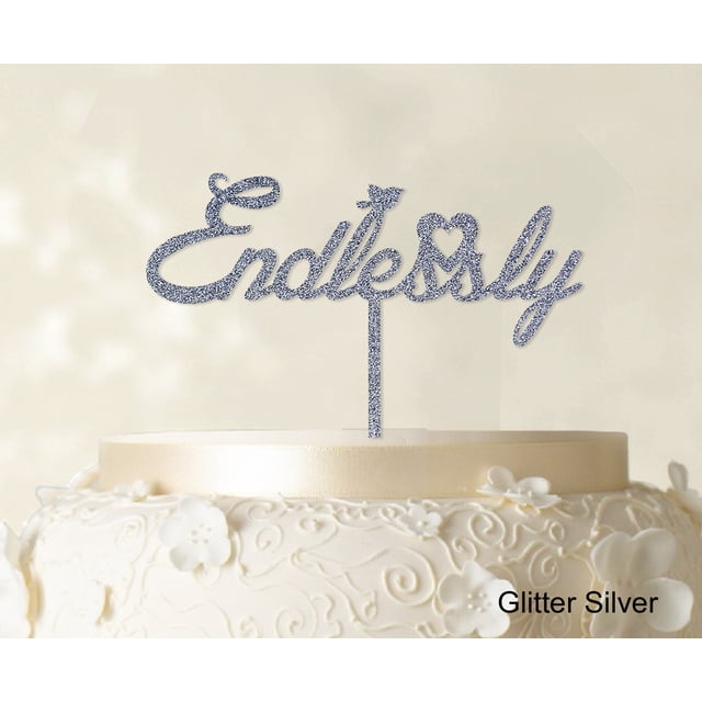 Custom Initial Cake Topper Personalized Name Cake Topper Color Option Available 5-7 Inches Wide