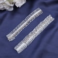thumbnail image 2 of Wedding Bridal Garter Crystal Bridal Garters for Bride White Lace Garter with Crystal Rhinestone Stretch Leg Garter for Wedding Bride Bridesmaid Dresses Prom Party Pageant, 2 of 3