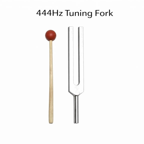 🎵 444 Hz Tuning Fork Sound Healing & Meditation Frequency | Includes Mallet