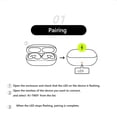 thumbnail image 4 of Audífonos Ear Hook TWS Bluetooth compatibles para Sony Ambie Sound Earcuffs (Negro), 4 of 7