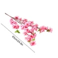 thumbnail image 3 of Ramas de flor de durazno artificiales, flores falsas para decoración del hogar, bodas, arreglos florales de jardín, accesorios para sala de estar, rosa y blanco, 40 cm, 3 of 6