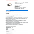 thumbnail image 2 of A/C Compressor - Compatible with 2005 - 2007 Ford Five Hundred 2006, 2 of 2
