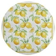 thumbnail image 3 of Watercolor Yellow Fruit Lemon Round Carpet Circle Rug Outdoor Patio Area Rug Washable Large Area Rugs Hallway Room Decor Fitness Mats, 3 of 8