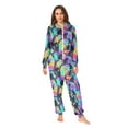 thumbnail image 4 of joogoo Gorillas Tie Dye Palm Unisex Adults Onesies Pajamas Jumpsuits L, 4 of 7