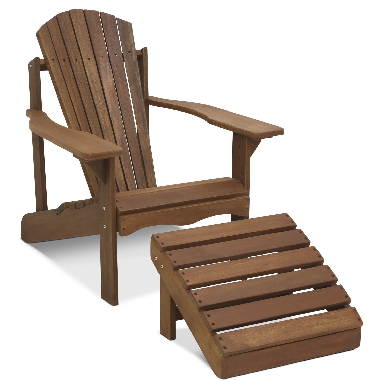 Furinno FG16918 Tioman Hardwood Adirondack Patio Chair