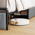 thumbnail image 6 of Full Size Grey Metal Platform Bed Frame with 2 Storage Drawers, Upholstered Headboard, Charging Station, and LED Lights, 6 of 8