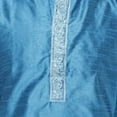 thumbnail image 3 of SKAVIJ Men's Kurta Pajama Set Embroidered Art Silk Party Dress Brown S, 3 of 6