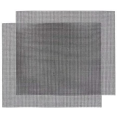 2 Pcs Bbq Grill Mat  Baking Mat  Rectangular Back Door Mat  Durability  Non-Stick Coating  And Fda Lfgb Clearance( 42 * 36 Cm)