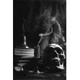 thumbnail image 1 of Dark Academia Art Skull Poster Prints para sala de estar, decoración del hogar, gótico Horror, blanco y negro, Cranium Canvas Painting Wall Art, 1 of 4
