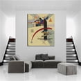 thumbnail image 4 of Wassily Kandinsky Wall Art Small Yellow Gallery Wrapped Canvas Art For Bedroom Livingroom Decoration Print Ready to Hang, 4 of 6