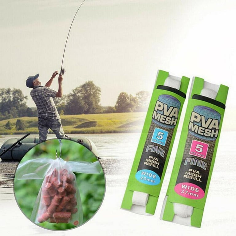 PVA Mesh Soluble 5M 25mm 37mm Carp Carpe Fishing Pva Carpfishing