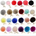 thumbnail image 4 of Guardurnaity Llavero con colgante de bola de pelo de colores para mujer y niña, llave de coche para el hogar, hebilla móvil bonita Ropa, zapatos y accesorios Miscelánea Gris, 4 of 6