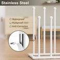 thumbnail image 2 of NIFFGAFF Free Standing Shoe Racks - White Metal Boot Rack, Shoe Organizer for Dorm Room, Closet, Entryway, Bedroom, Patio Outdoor, Hallway, Black Shoe Rack Organizer, Shoe Storage Fit for 6 Pairs, 2 of 7
