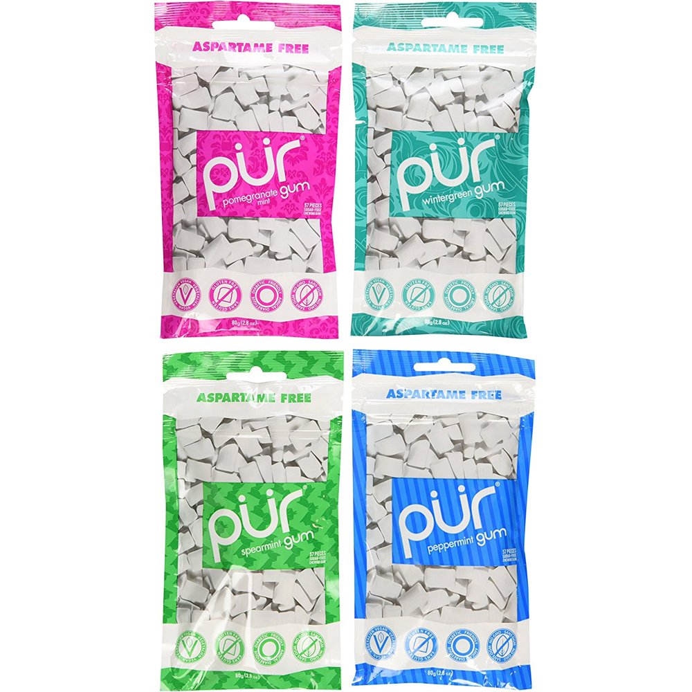 Pur Gum Variety Pack 4 Flavors ( Pack of 4 )