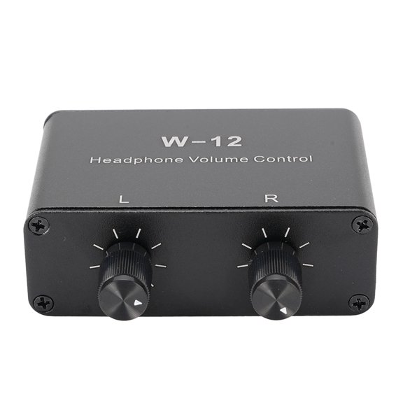 Atenuador De Volumen De Sonido Estéreo, Controlador De Volumen Antiinterferencias Sin Pérdidas De 3,5 Mm Y 6,35 Mm Para Altavoces