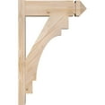 thumbnail image 3 of Ekena Millwork 5 1/2"W x 16"D x 24"H Merced Smooth Arts and Crafts Outlooker, Douglas Fir, 3 of 4