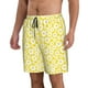 thumbnail image 2 of Balery Daisies Flowers Traje de Baño Estilo Hawaiano para Hombre, Shorts de Secado Rápido con Bolsillos-Medium, 2 of 6