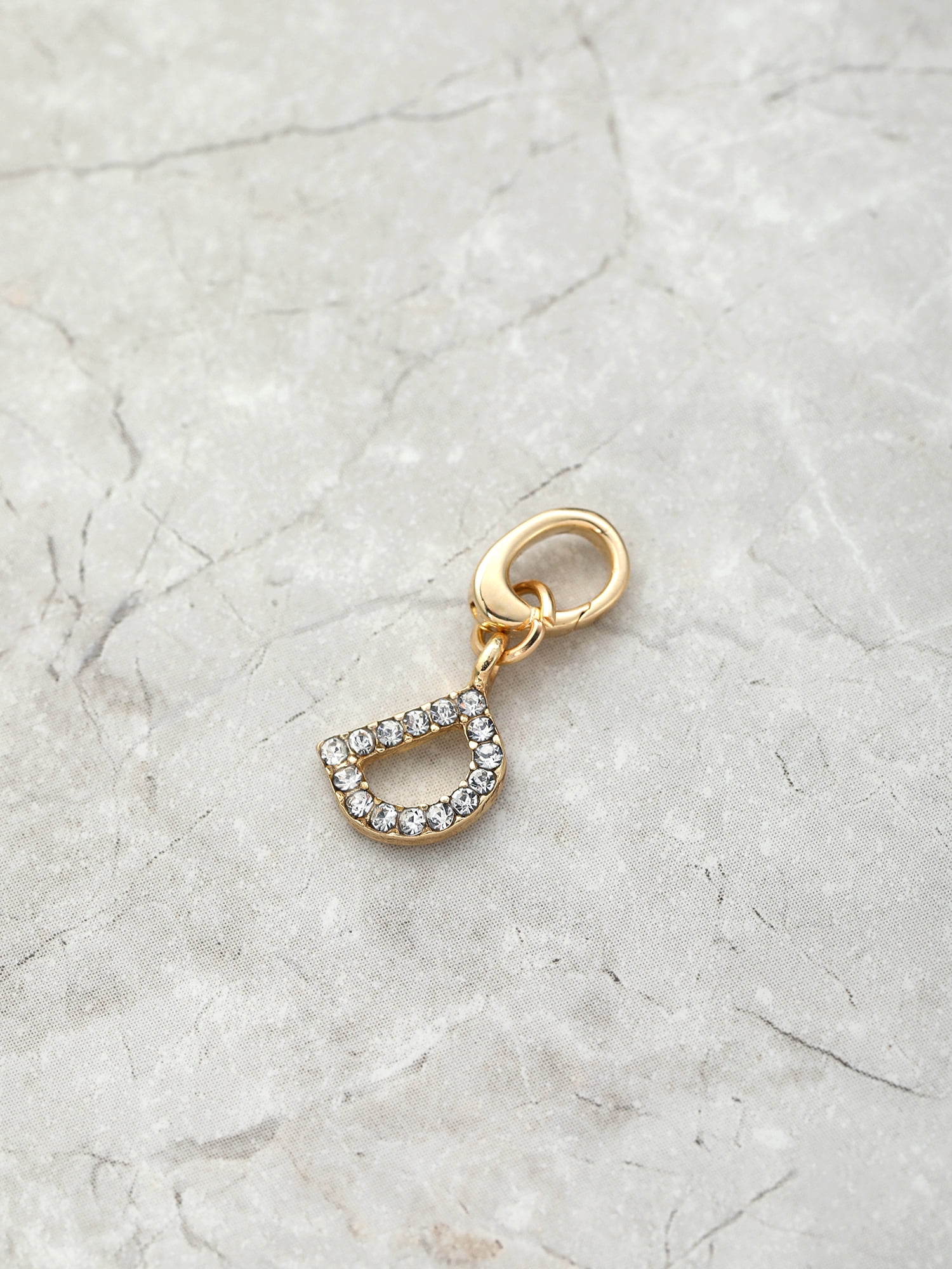 Time and Tru Women's Goldtone Initial Letter Charm, 1 Piece