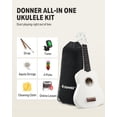 thumbnail image 2 of Ukelele Donner Soprano de 21 pulgadas para principiantes con kit y lecciones, 2 of 9
