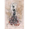 thumbnail image 2 of Wiley, Marta 11x14 Gold Ornate Wood Framed with Double Matting Museum Art Print Titled - Flamenco I, 2 of 4