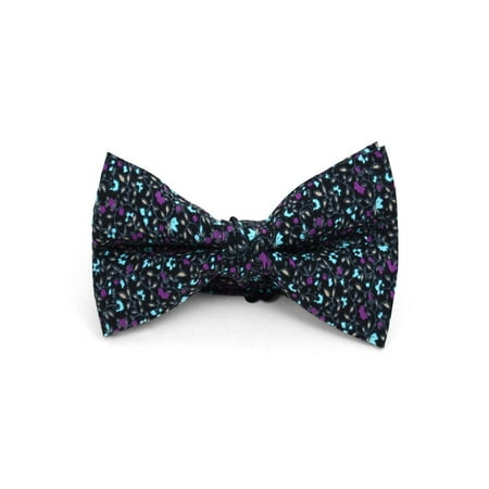 Gucci Vintage Tie - Men’s Glowing Vintage Garden Black Cotton Boxed Banded Bow Tie