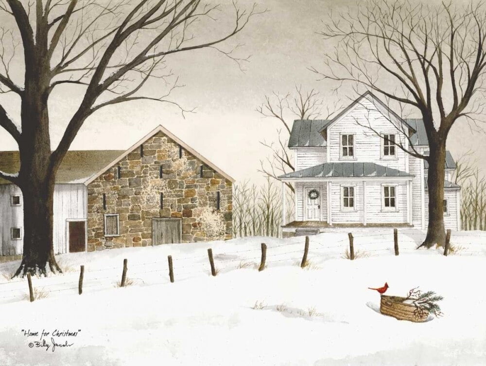 Home for Christmas Poster Print by Billy Jacobs
