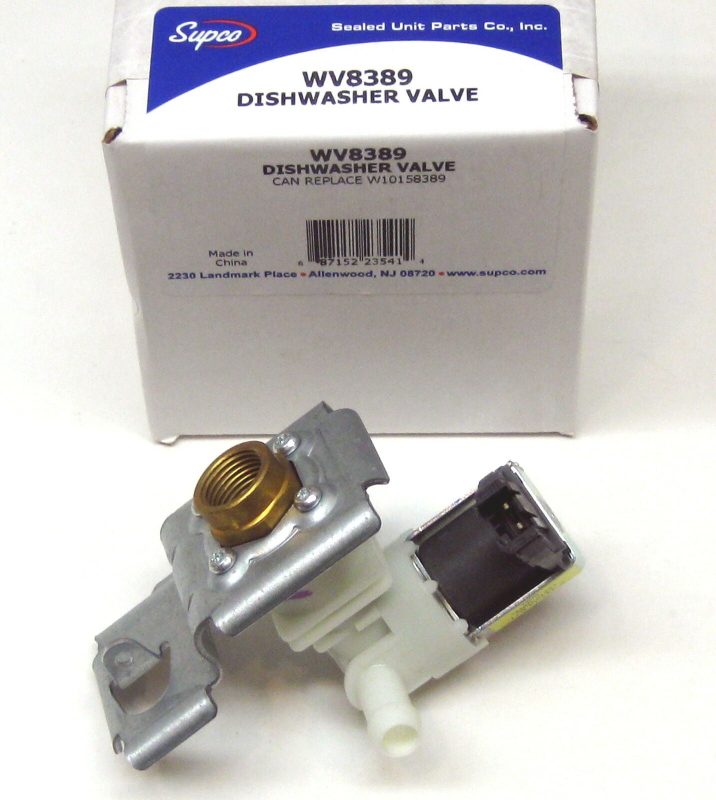 Dishwasher Water Valve W10158389 for Whirlpool Kenmore AP4369607